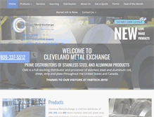 Tablet Screenshot of clevelandmetal.com